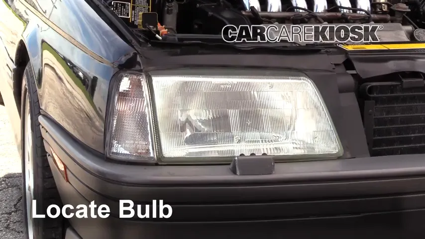 1995 Alfa Romeo 164 Quadrifoglio 3.0L V6 Lights Headlight (replace bulb)